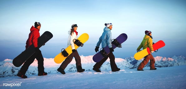 Riding in Groups: Tips for Snowboarding with Friends