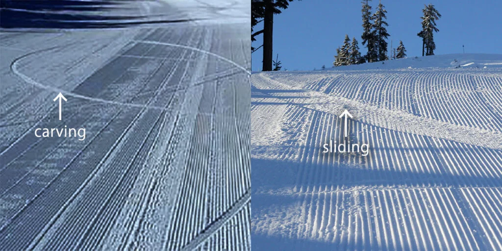 Carving Versus Skidding: Understanding Snowboarding Turns